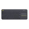 Logitech K400 Touch keyboard trdlst Nordisk 
