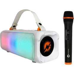 Start festen med brbar hjtaler N-GEAR BLAZOOKA KARAOKE ;) SJOV MED Mikrofon og LED lys 