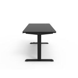 Skrivebord Flexi hve snkebord hvid el. sort elektrisk 