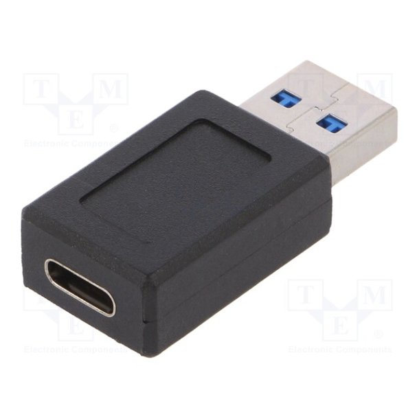 Adapter mellemstik USB-adapter USB-C hun til USB-A han flere farver