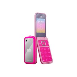 Nokia Flip telefon HMD Barbie Phone 2.8" 4G 128MB FM radio MP3 Player Strm pink