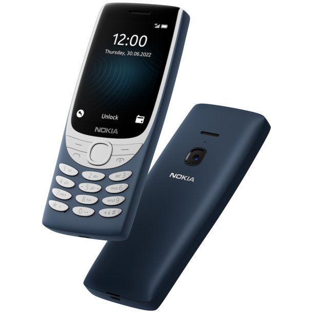 Nokia 8210 2,8" 4GB 128MB Mobiltelefon Kamera FM radio enkel mobiltelefon til hndvrkeren 