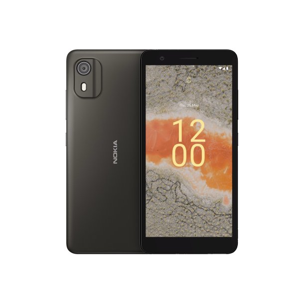 Nokia C02 5,45" 4G smartphone dual-SIM RAM 2GB / 32 GB microSD slot Kamera 5MP brunsort