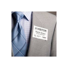 Brother DK-rulle DK-11234  labels ID-kort navneskilte aftagelig til at stte p tj 