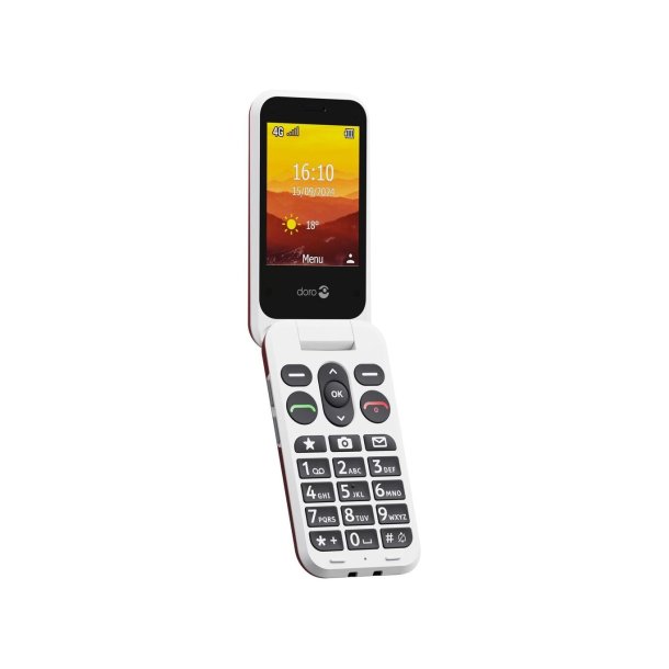 DORO Leva L21 2,8" 4G funktionstelefon Ram 64MB / 128MB Sort/hvid R�d/hvid enkelt brugervenlig telefon