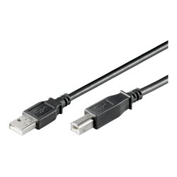 USB 2.0 kabel USB-A til USB-B flere lngder