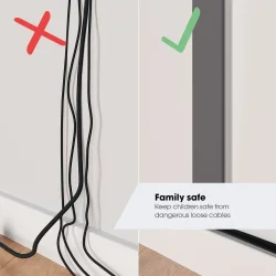 Kabelbakke kabelstyring skjul dine kabler med stil ;)