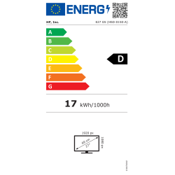HP E27 G5 27" FHD-skrmen IPS 1920 x 1080 (Full HD) HDMI DisplayPort USB 75Hz