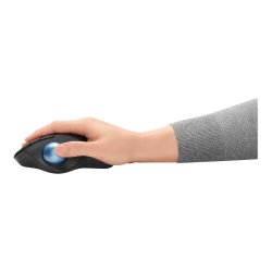 Mus Logitech trdls Trackball ergo M575 sort el. hvid/grafit 