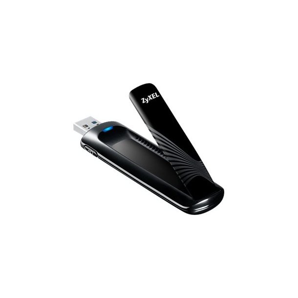 Zyxel NWD6605 Dual-Band trdls AC1200 USB netvrksadapter WiFi-5 > 300 Mbps 2.4 GHz, 5 GHz 