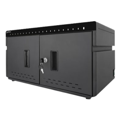 Ladestation ladeskab opladningsstation med ls til USB-20 enheder til 12" tablets Ipad smartphone