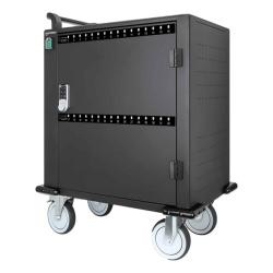 Ladestation USB-C ladeskab med ls til 32 Tablets iPad Notebook enheder - op til 14" 