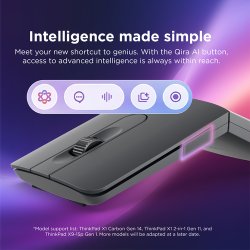 Lenovo mus og Pr�sentere infrar�d LED 7 knapper tr�dl�s Bluetooth gr�