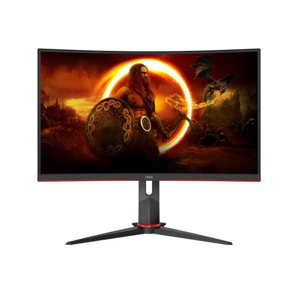 AOC kurvet LED skrm 27" 1920 x 1080 full HD 0,5ms Kurvet hjtaler USB hub Freesync