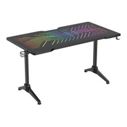 Bord Gaming Skrivebord Kopholder hovedtelefonhnger fjernstyret RGB-belysning