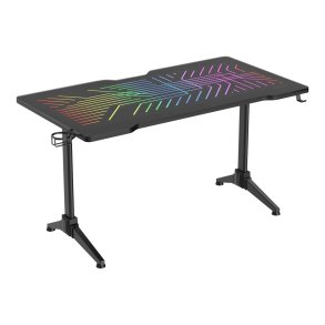 Bord Gaming Skrivebord Kopholder hovedtelefonhnger fjernstyret RGB-belysning