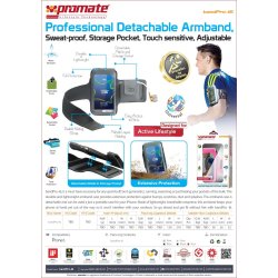Promate Pro-i6 sportsarmbnd til iPhone 