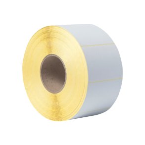 Labels Brother Uncoated udstanset hvid 102x74mm labelsrulle pr rulle 2.949 stk ( kasse 4 stk )