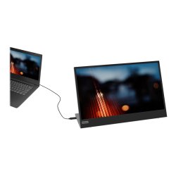 Lenovo L15 15,6" FHD-skrm IPS Transportabel Monitor nem tilslutning via USB-C 