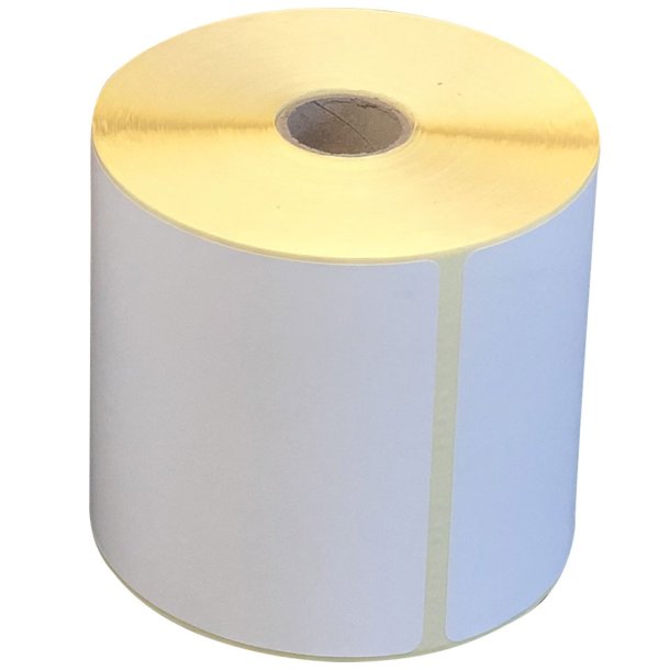 Labels Brother Uncoated udstanset hvid 100x192mm labelsrulle  350 stk direkte print ( kasse 18stk )