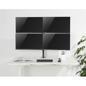 Office Skrmbeslag bordbeslag tiltbar drejbar roterbar 4 skrme 13