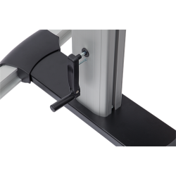 Gulvstativ justerbar med hjul og hylde til TV monitor 37-70 