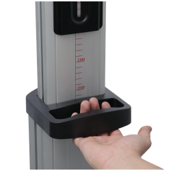 Gulvstativ justerbar med hjul og hylde til TV monitor 37-70 