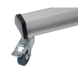 Gulvstativ justerbar med hjul og hylde til TV monitor 37-70 