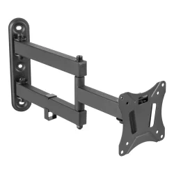 Vgbeslag arm 1 led 13"-27" LED/LCD fladskrms-tv max 25kg sort