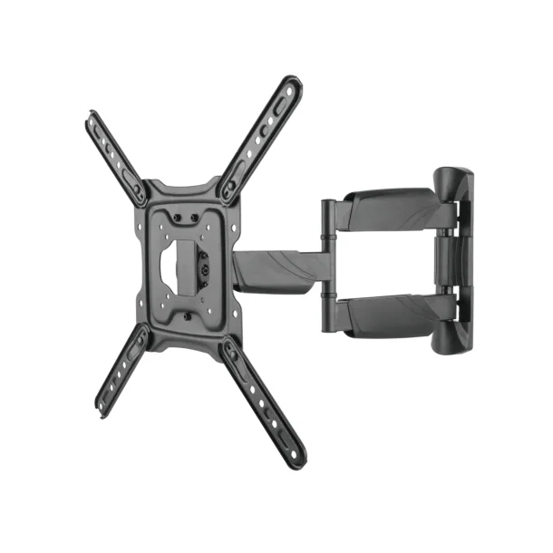 Vgbeslag elegant fuldt bevgeligt tv beslag tiltbart drejbar synsvinkler 1-led 23"-55" 35 kg, sort