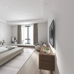 Vgbeslag Ultra-tyndt lavprofil fuldt bevgeligt tv beslag, 32"-70" 45 kg sort