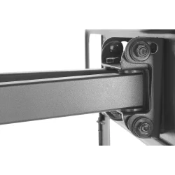 Vgbeslag fuldt bevgeligt 3-vejs til skrm/tv, 32 "-55", tilt, drejbart, curved-tv, sort