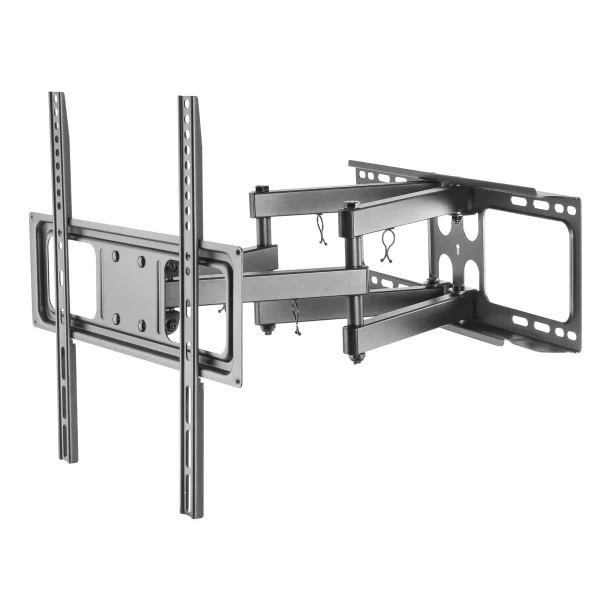 Vgbeslag fuldt bevgeligt 3-vejs til skrm/tv, 32 "-55", tilt, drejbart, curved-tv, sort