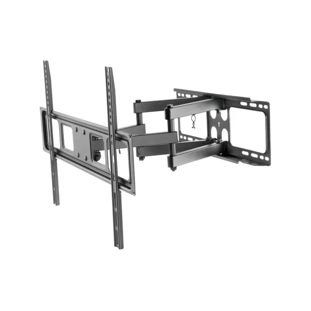 Vgbeslag fuldt bevgeligt 3-vejs til skrm/tv, 37 "-70", tilt, drejbart, curved-tv, sort