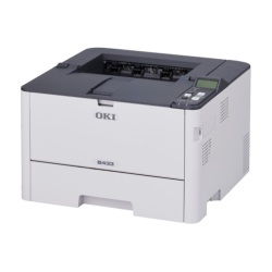 Printer OKI B433dn A4 kompakt Sort/hvid laserprinter Duplex USB Netvrk 