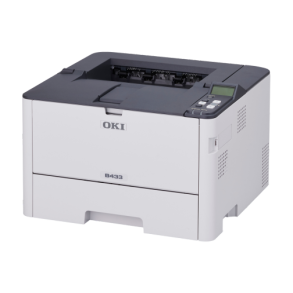 Printer OKI B433dn A4 kompakt Sort/hvid laserprinter Duplex USB Netvrk 