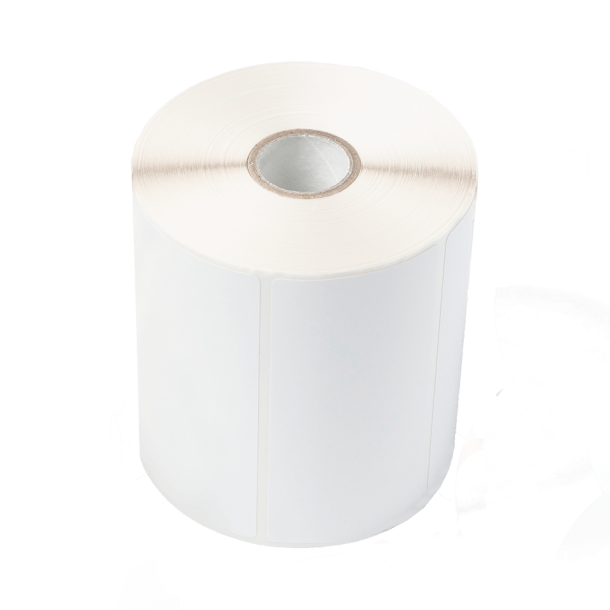 Brother coated labelrulle med 1100 udstansede labels pr. rulle strrelsen 102 mm x 74 mm.( 6 stk. )