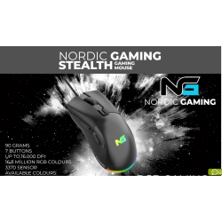 Nordic Gaming Stealth Gaming kabel Mouse hurtig og responsiv mus