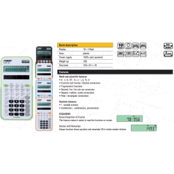 Regnemaskine Fiamo Eco 30 Anti-bakteriel lommeregner flere farver 