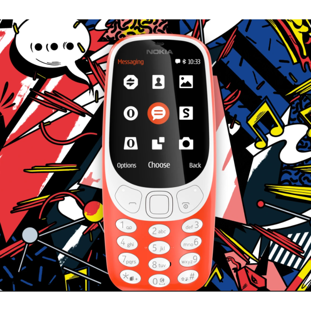3310 mobiltelefon The icon is back Dual SIM 2,4" 16MB flere smarte farver - Mobil, iPhone, GPS - HERASHOP