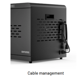 Ladestation Ladeskab sikkert skab med ls til 16 brbare computere og tablets op til 15,6" USB-C 