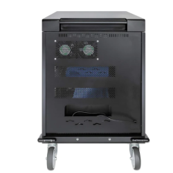 Ladestation Ladeskab med ls hjul AC (USB) 32 port til Smartphone Tablets iPad brbar pc - 15,6" 