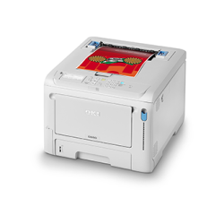 Printer OKI C650dn  A4 professionel kompakt Farveprinter Duplex USB Netvrk banner 