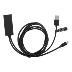 Netvrksadapter til casting-enheder USB-A USB-C og Micro USB-tilslutning