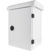 Skab lsebart vgskab kompakt praktisk Lockable wall cabinet IP55 hvid  Vlg 2 strrelser