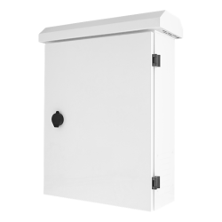 Skab lsebart vgskab kompakt praktisk Lockable wall cabinet IP55 hvid  Vlg 2 strrelser