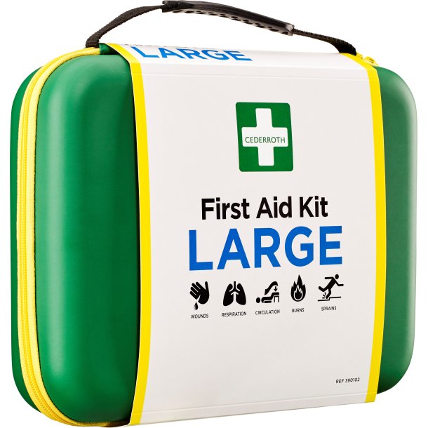 Frstehjlpskasse Large stor kompakt veludstyret First Aid Kit 