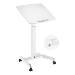 OFFICE Hjdejusterbar arbejdsstation gasfjeder vipbar bord 600 x 531 x 758 - 1128 mm