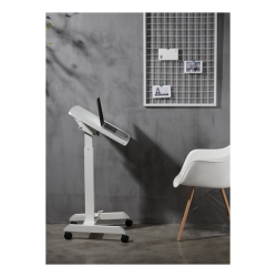 OFFICE Hjdejusterbar arbejdsstation gasfjeder vipbar bord 600 x 531 x 758 - 1128 mm