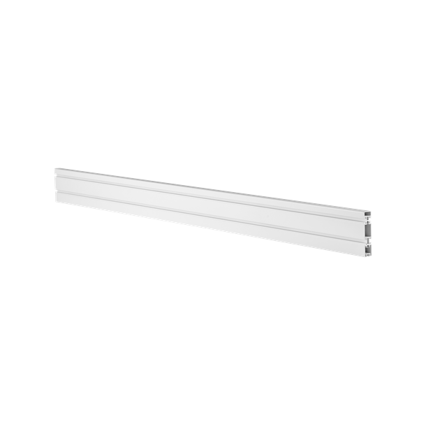 OFFICE rillepanel Aluminium til skrivebord, 110 cm, hvid 